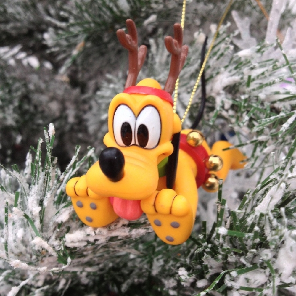 Pluto Grolier Christmas Magic Disney Ornament with Box